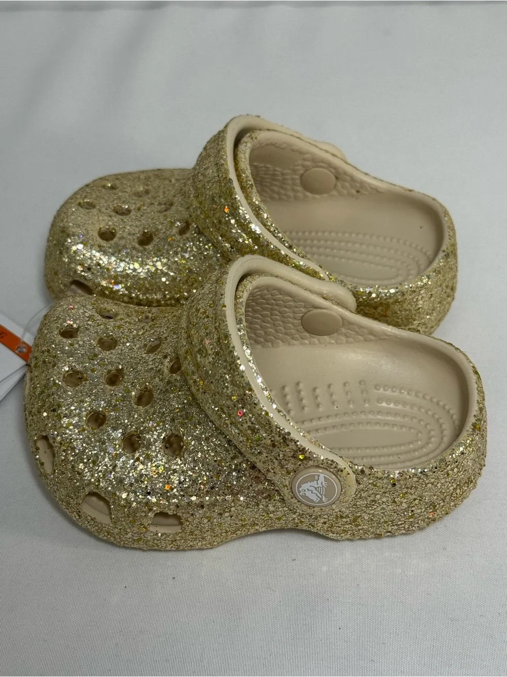 CROCS glitter covered